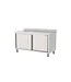 Qusinox RVS Werktafel Line 700 | Met schuifdeuren | 160cm breed