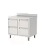 Qusinox RVS Werktafel Line 700 | Met 4 lades | 1/1GN | 80cm breed
