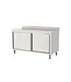 RVS Werktafel Line 700 | Met schuifdeuren | 120cm breed