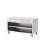 Qusinox RVS Werktafel met 3 lades & onderplanken | 160cm