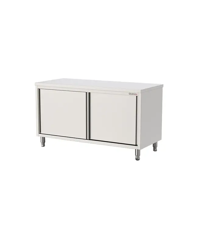 RVS Werktafel Line 700 | Met schuifdeuren | 160cm breed