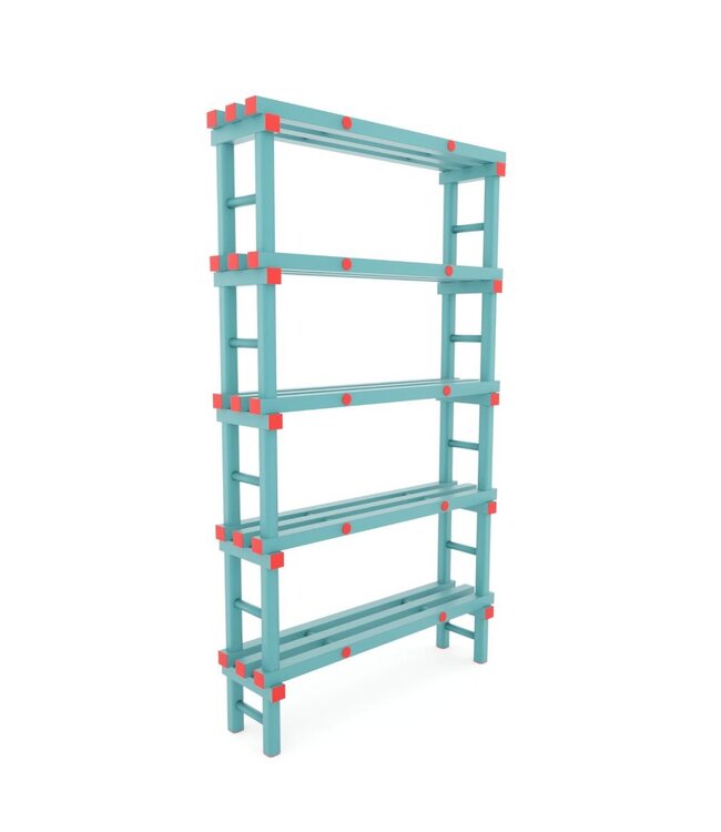 Eurostelling | Diepte 300mm | (B)1000 tot 2000mm | (H)1450 tot 2250mm