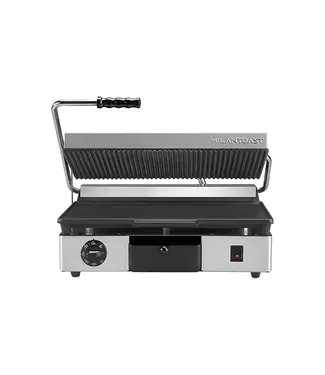 Milantoast Contactgrill MilanToast | Geribbeld / glad | Gietijzer | Elektrisch | 2,76kW