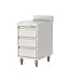 Qusinox RVS Werktafel met 3 lades | 1/1GN | Spatrand | 40cm breed