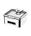 Sunnex Chafing dish Sunnex | 2/3GN | Elektrisch | Glazen deksel | RVS