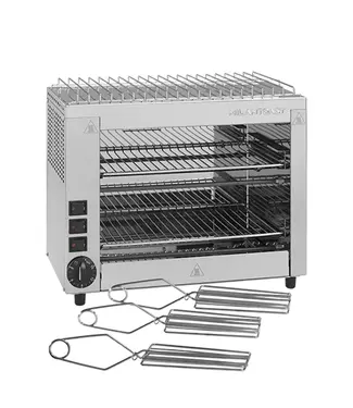 Milantoast Tosti salamander MilanToast | 3-Etages | 9 Tosti klemmen