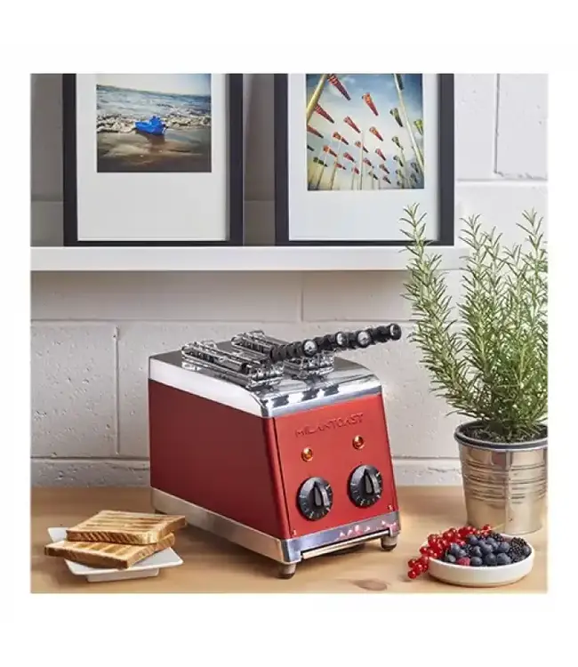 Tosti apparaat MilanToast | 2-Tangen | Rood