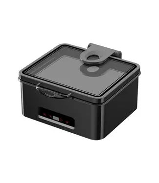 Sunnex Chafing dish Sunnex | 2/3GN | Elektrisch | Glazen deksel | Zwart