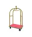 Hotel bagagetrolley | Rood / goudkleurig