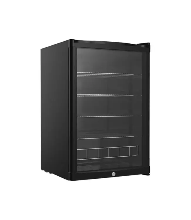 Koelkast | 130L | Glazen deur | Laag model | Wit
