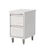 RVS Werktafel met 2 lades | 1/1GN | Spatrand | 40cm breed
