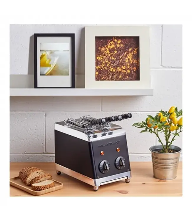 Tosti apparaat MilanToast | 2-Tangen | Zwart