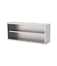 Qusinox Open RVS wandkast | 140cm breed | 40cm diep