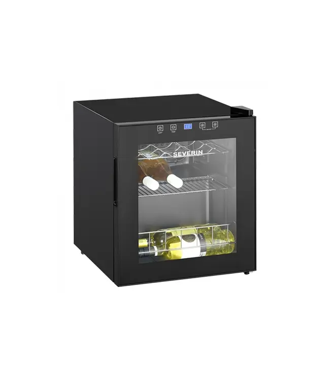 Mini Wijnkoelkast Severin | 46L | Voor 15 flessen | +4 tot +18°C | Laag model