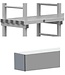 Eurostelling | Diepte 400mm | (B)1000 tot 2000mm | (H)1450 tot 2250mm