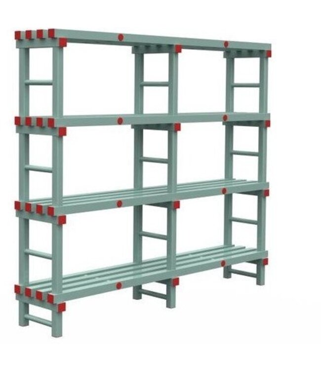 Eurostelling | Diepte 400mm | (B)1000 tot 2000mm | (H)1450 tot 2250mm