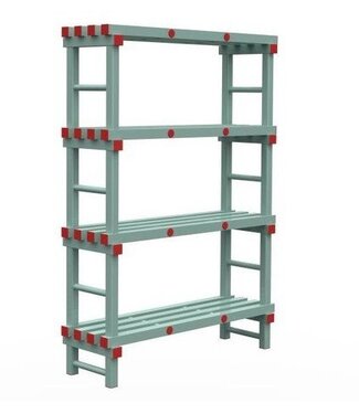REA Eurostelling | Diepte 400mm | (B)1000 tot 2000mm | (H)1450 tot 2250mm