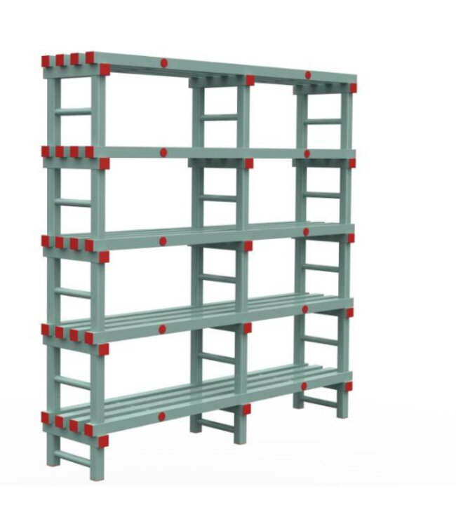 Eurostelling | Diepte 400mm | (B)1000 tot 2000mm | (H)1450 tot 2250mm