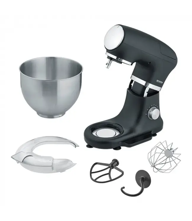 Keukenmachine Severin KM 3898 | 5,5 Liter | 8 Snelheden | Kantelbare kop | Met weegschaal