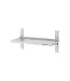 Qusinox RVS Wandplank | 1x 120cm | Verstelbaar | Met spatrand