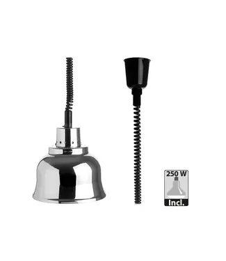 CaterChef Warmhoudlamp CaterChef | Hanglamp | Verstelbaar | 250W | Chroom