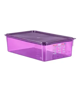 Araven Voedseldoos Anti-allergeen Araven | 1/1GN | 150 mm | Paars | Incl. deksel
