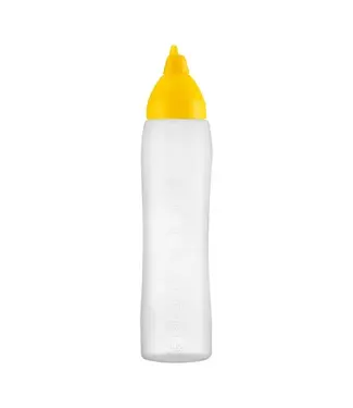 Araven Knijpfles Araven | 100cl saus | Non-drip | BPA-vrij | Geel