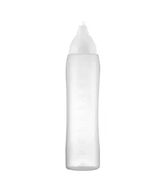 Araven Knijpfles Araven | 100cl saus | Non-drip | BPA-vrij | Wit