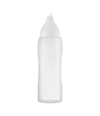 Araven Knijpfles Araven | 75cl saus | Non-drip | BPA-vrij | Wit