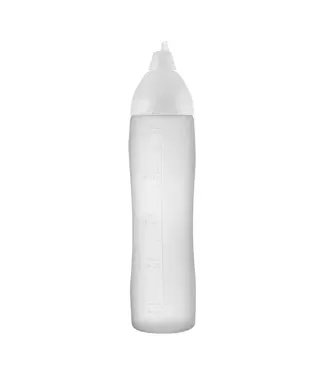 Araven Knijpfles Araven | 50cl saus | Non-drip | BPA-vrij | Wit