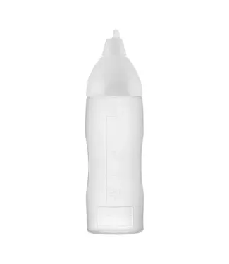 Araven Knijpfles Araven | 35cl saus | Non-drip | BPA-vrij | Wit