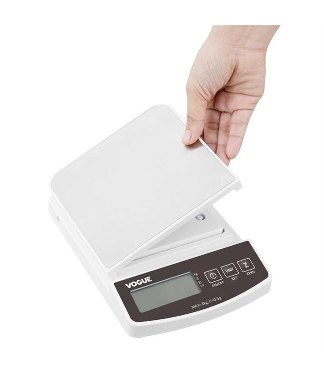 Elektronische weegschaal - tot 3kg - per 0,5 gram
