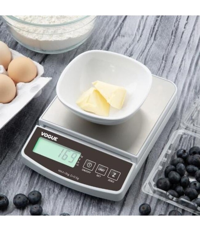 Elektronische weegschaal - tot 3kg - per 0,5 gram