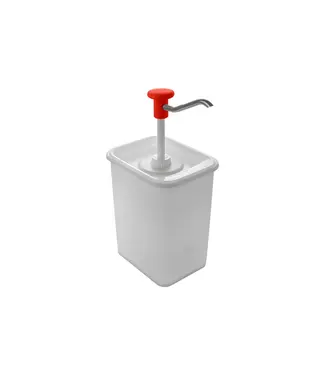 Hovicon Sauspomp met container | 3 Liter | Kunststof | Rood