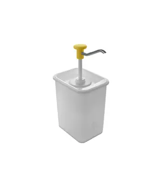 Hovicon Sauspomp met container | 3 Liter | Kunststof | Geel