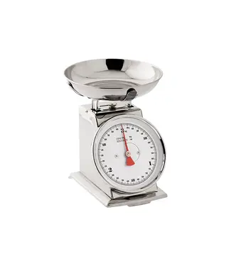 Louis Tellier Analoge keukenweegschaal | Tot 5kg | Per 20 gram | Met kom