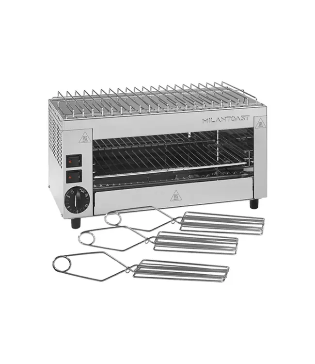 Tosti salamander | 1 Etage | 3 Tostiklemmen | 1850W
