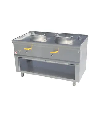 Woktafel | 2 Branders