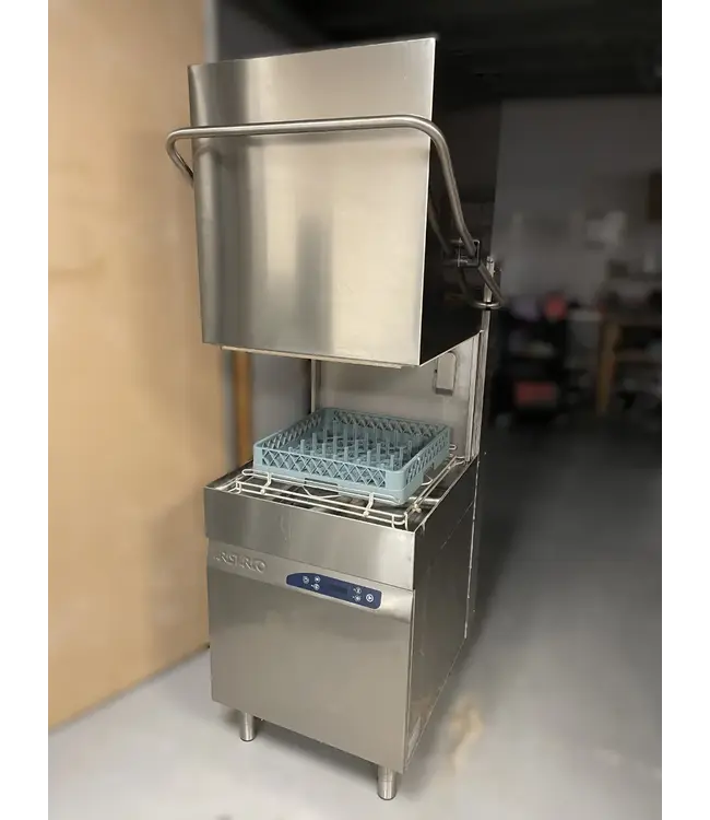 Occasion: Doorschuifvaatwasser AH1240E PRS S DP | complete uitvoering | 400V | PRS systeem (VOOR HEAVY DUTY LOCATIES!) - incl ingebouwde waterontharder