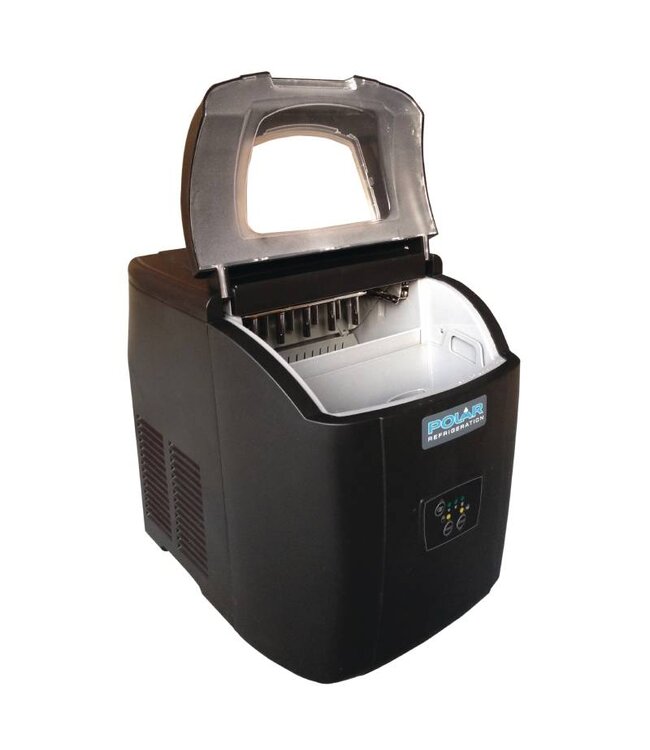 IJsblokjesmachine Polar | Handmatig water vullen | Holle ijsblokjes | 11kg/24u | 1kg bunker