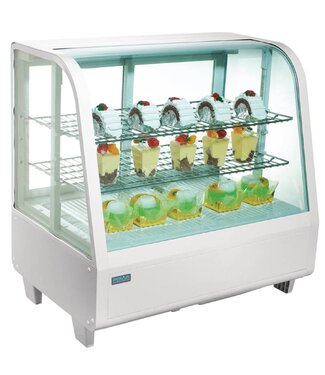 Polar Koelvitrine tafelmodel | wit | 100L | (H)67,5x(B)68,2x(D)45