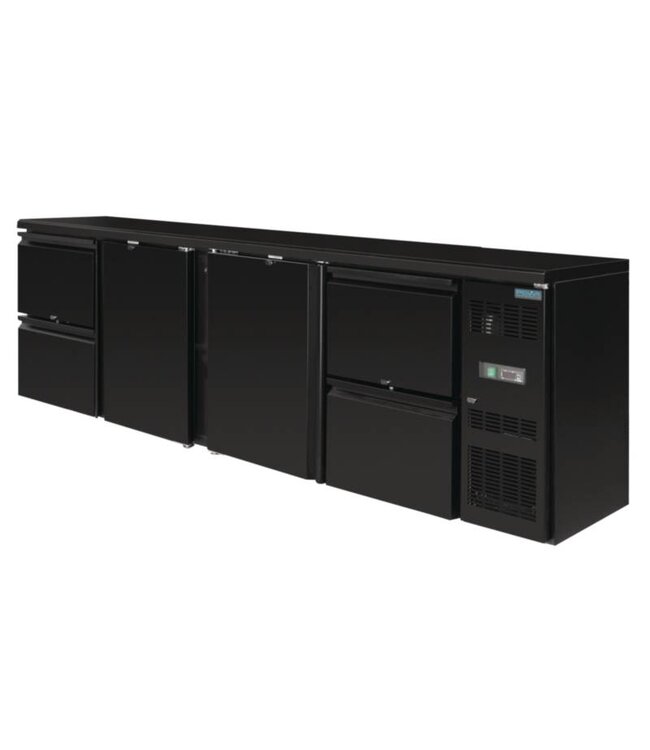 Werkbank barkoeling | 2 deuren & 4 lades | 698L | (H)86x254,2x51,3cm