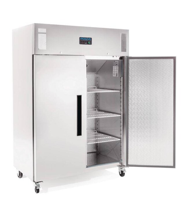 Koelkast RVS | 2/1GN | 1200L | (H)200x(B)134x(D)81,5cm