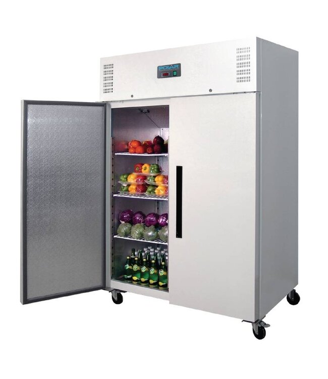 Koelkast wit staal | 1200L | (H)200x(B)134,5x(D)81,5cm