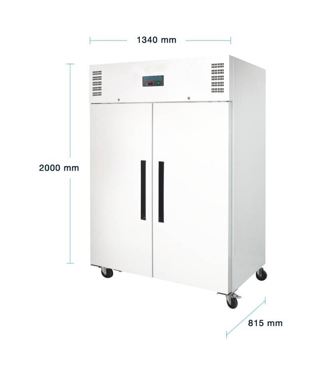 Koelkast wit staal | 1200L | (H)200x(B)134,5x(D)81,5cm