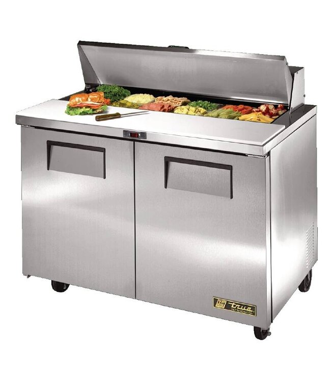 True Saladette True | 2 deurs | 340L | boven 12x 1/6GN | (H)109,3x(B)122,9x(D)79,2