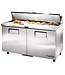 True Saladette True | 2 deurs | 439L | boven 16x 1/6GN | (H)109,3x(B)153,4x(D)79,2