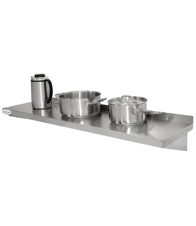 Wandplank RVS tot 50kg - 60x30cm
