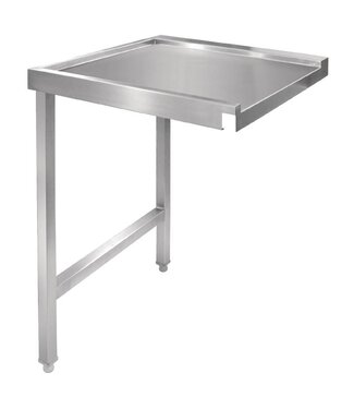 Vogue RVS Aan/afvoer tafel - links 60cm