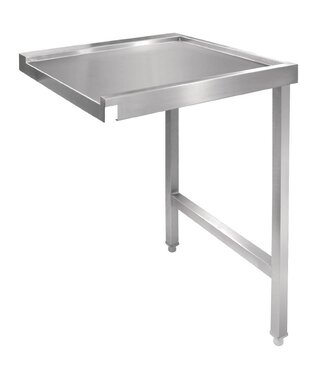 Vogue RVS Aan/afvoer tafel - rechts 60cm